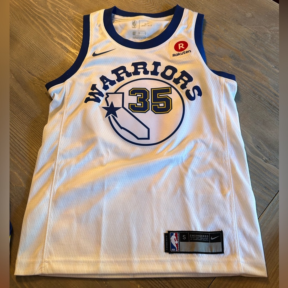 NWOT Golden State Warriors 35 Durant Jersey Unisex Size S (8)